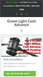 Mobile Screenshot of greenlightcashadvance.com